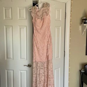 Morgan & Co prom dress, size 3/4, pink